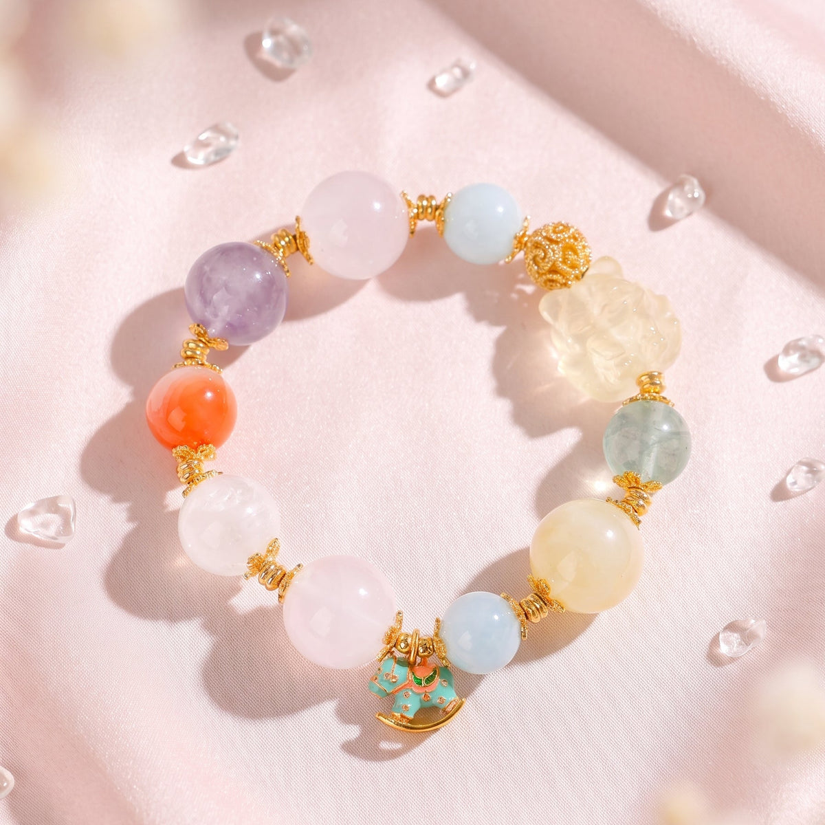 Blossom & Blessing Mixed Gemstone Bracelet