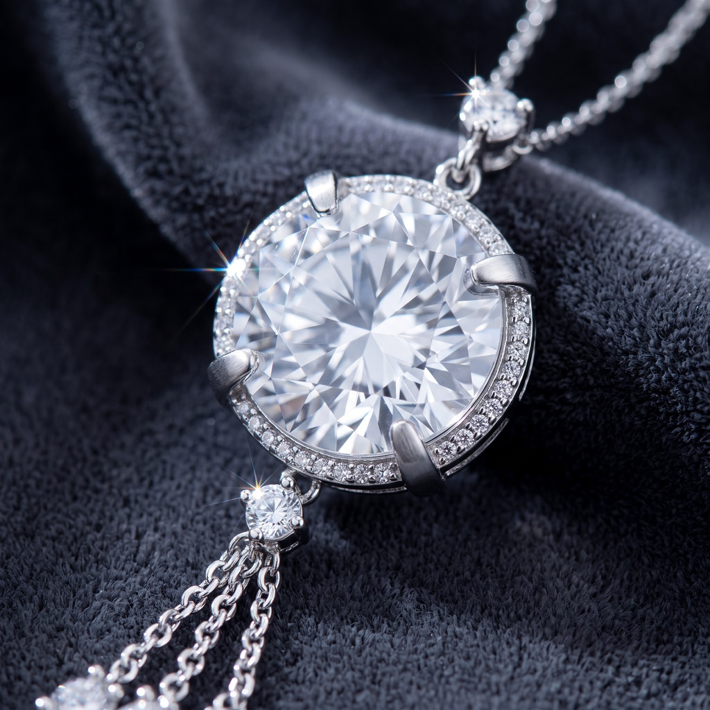 Celestial Lunar Drop Necklace