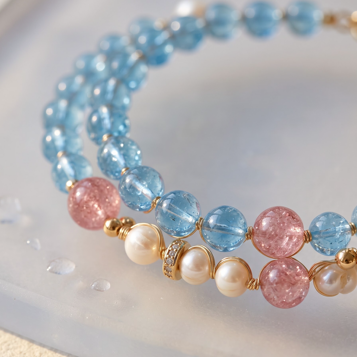The Ocean of Love Layered Bracelet