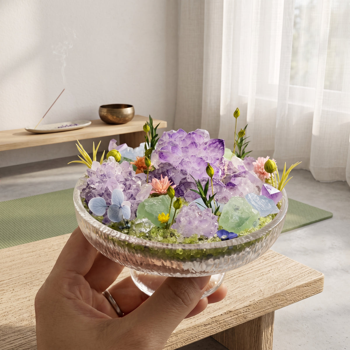 Calming Floral Energy Bowl