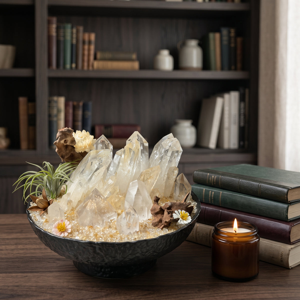 Sunlit Forest Crystal Garden