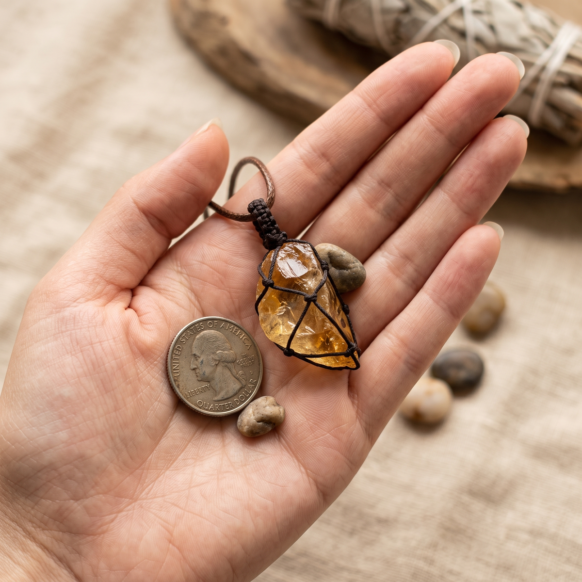 Boho Crystal Wealth Necklace