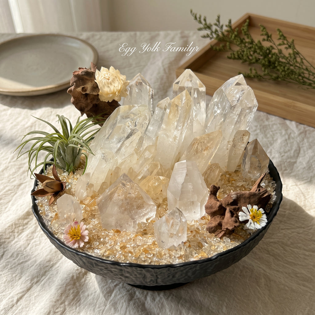 Sunlit Forest Crystal Garden